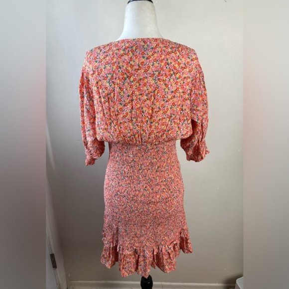 FAITHFULL The Brand Margherita ruffle Mini Dress Size 6 - Picture 4 of 14